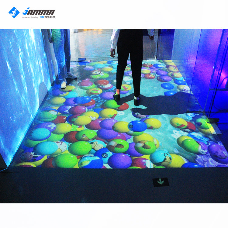Floor Throwing Interactive Projection